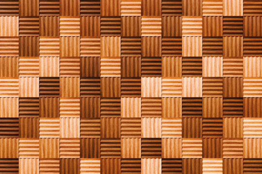 Textured Wood Check Pattern
