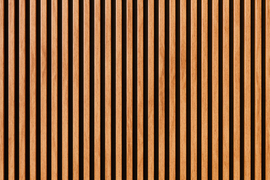 Modern Vertical Wood Slat Wall