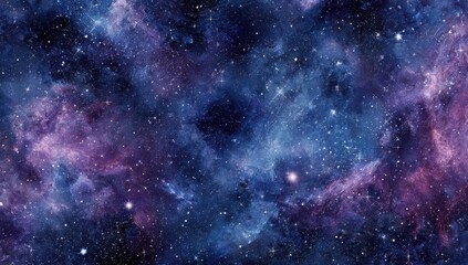 Fototapeta premium Deep space nebulae, vibrant cosmic clouds