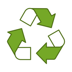 Obraz premium Recycle Line Icon. Concept of Green Technology, Climate Change, Global Warming, CO2 Neutral Editable Stroke Icon 