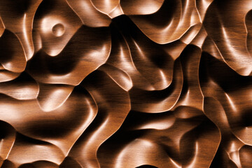 Organic Fluid Wood Texture- Carved Wave Surface