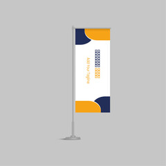 Clean  flage benner Design, professional and creative modern Design