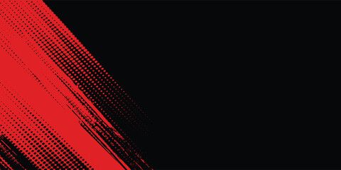 Grunge texture effect background. Distressed rough dark abstract textured. Black isolated on red. Graphic design element vintage style sport modern