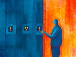 Exploring choices with curiosity and contemplation at dusk