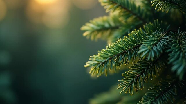 Macro christmas tree background