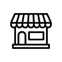 Shop Icon Using Lines means The Future of Flat and Minimal Design