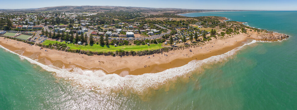 Longs andy beach on a coastal waterfront