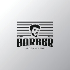 Retro Barber Logo