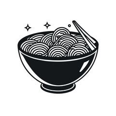 Vector illustration of various food bowls including cream, chicken, and cream cheese, perfect as a meal icon or hot soup design