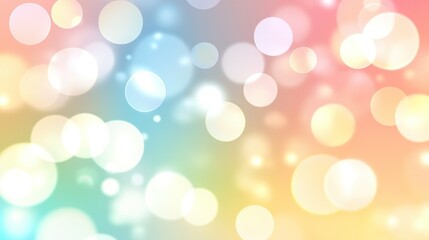 Fototapeta premium Colorful bokeh background with pastel tones.