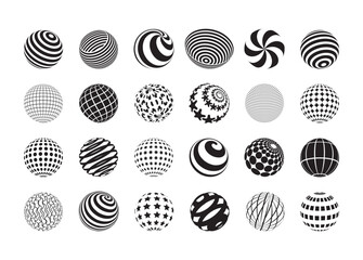 Spheres vector, Spheres clipart, Spheres silhouette