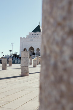 The Mausoleum of Mohammed V in Rabat, Morocco