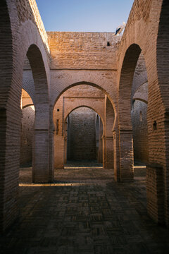 Architectural Detail: Arches and Columns in Rabat, Morocco