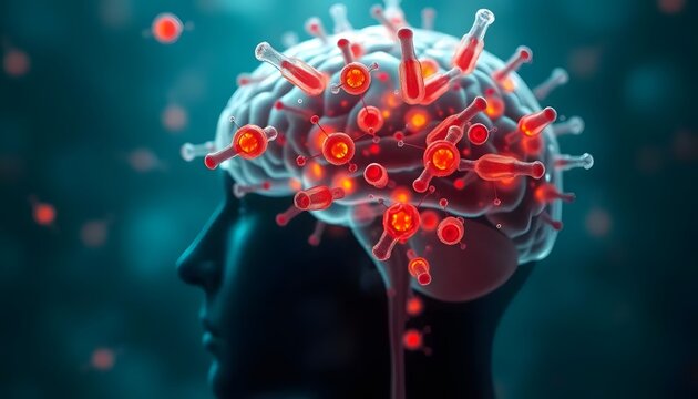 Understanding neurological effects of virus on brain health and function