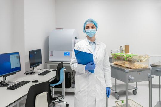 Scientist Portrait At Ethical Animal Research Laboratory