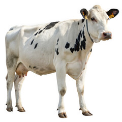 cow isolated on white