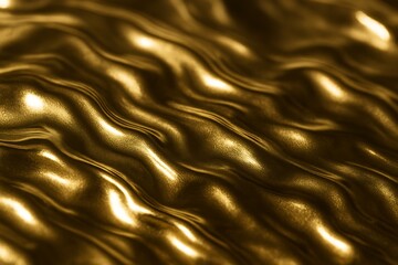 Real Gold Metallic Texture with Glossy Abstract Flow – Elegant Luxury Background