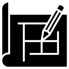 Action Plan glyph icon