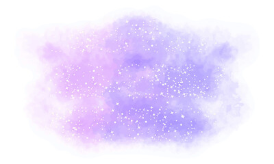 パステルカラーな銀河のフレーム