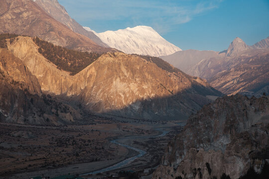 Tilicho Peak on the Annapurna Mountain Range.