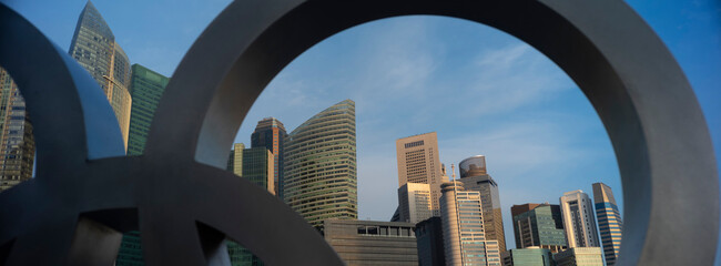 Business skyline Singapore