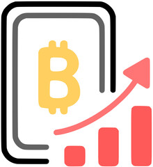 트코인 투자 수익 일러스트