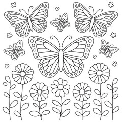 WebBold & Easy Simple Flowers Coloring Pages For Kids
