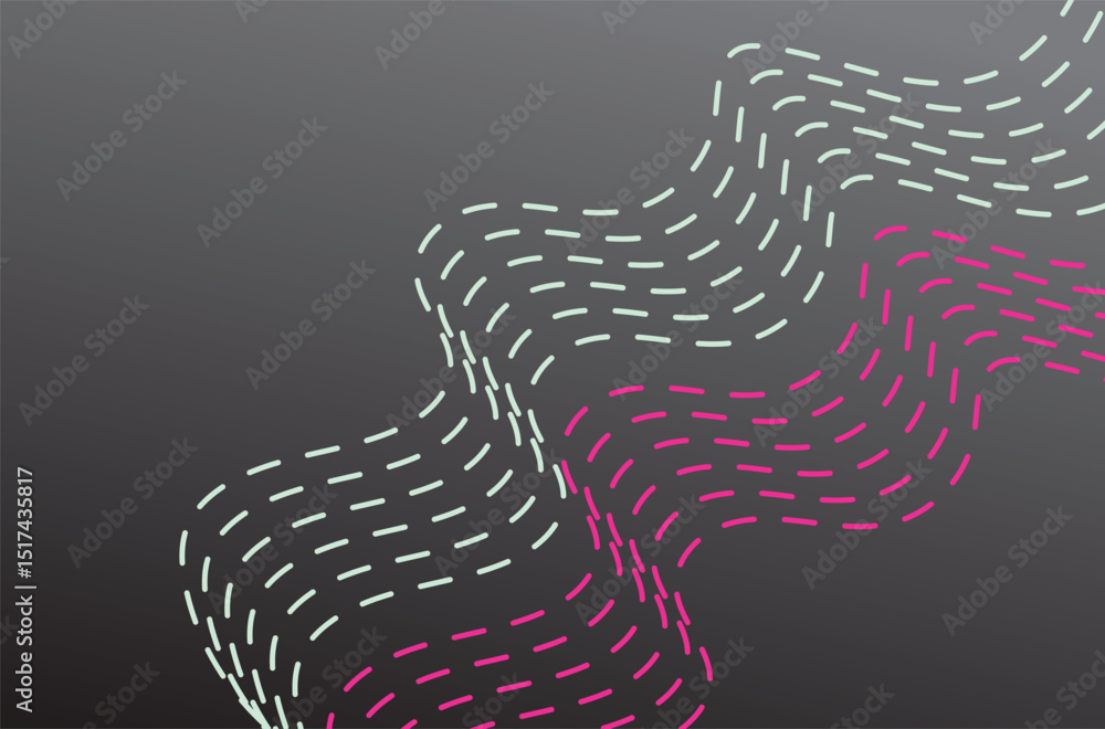 Aufkleber abstract background with lines and waves. vector illustration for your design.