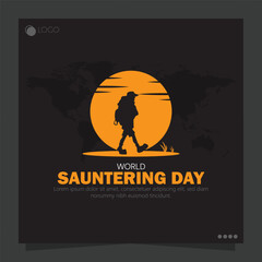 World Sauntering Day, observed annually on June 19th, encourages individuals to slow down and savor life's simple pleasures. Established in 1979 by W.T. Rabe