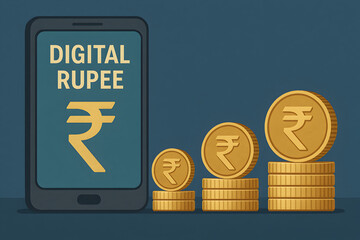 Digital Rupee Evolution: Modern Indian Currency Concept
