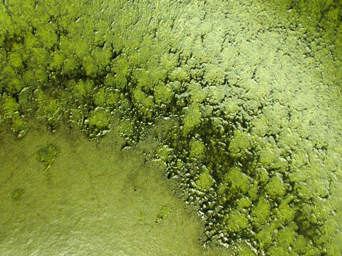 Textured background of microscopic glaze of Chinese ceramics tea cup
