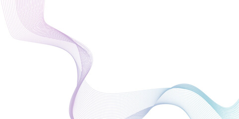 modern technological dynamic abstract geometric shapes of blend wave lines, Technology, data science, geometric wave lines, smooth element swoosh speed wave line patterns with gradient colors.