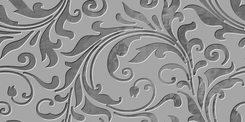 3d mould ceramic tiles art. Digital home decorative art wall tiles design background. Dark gray and light gray combination. Embossed tiles. Ceramic Wall tiles 3d Punch Design.	