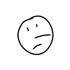 Obraz premium Emoticon abstrak icon
