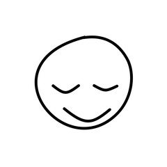 Obraz premium Emoticon abstrak icon