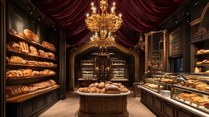 A grand patisserie where every pastry is a work of art and tradition meets elegance