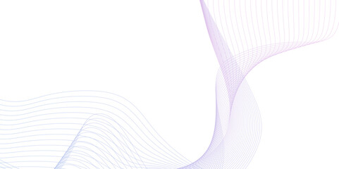 Futuristic technology and sound wave pattern of digital and communication technology, monochrome thin lines, abstract interlacing lines and points digital connection of digital and modern technology.