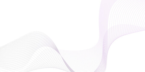 Dynamic curved flowing lines abstract background, technology and sound wave pattern background, Geometrical and business and technology concept blend line abstract grey wave on white background.