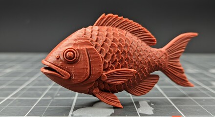 深紅の鱗 ３D造形美