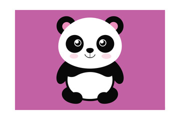 Naklejka premium panda