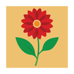 yellow flower on a white background