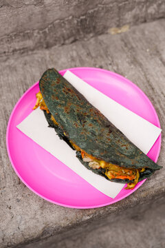 Blue corn quesadilla