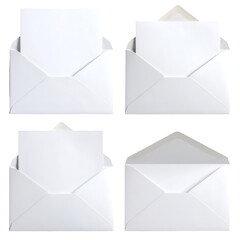 Create Blank Envelopes with Transparent Background, Ideal for Mockups, Design Projects and Stationery.