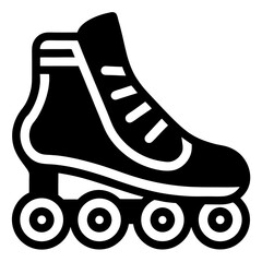 roller skates on white background