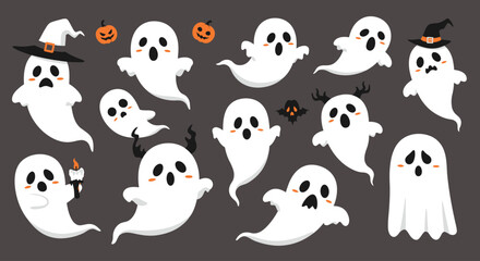 ghostly white specters, floating poltergeists, mischievous apparitions, ethereal spirits, incorporeal entities, mysterious phantoms, translucent wraiths, elusive phantasms, spectral silhouettes, other
