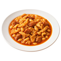 Delicious Callos a la Madrile a Traditional Spanish Stew with White Beans Tripe