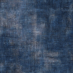Abstract Blue Grunge Texture Background Seamless Pattern