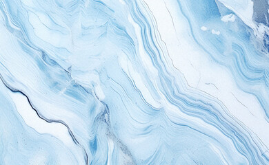 Obraz premium Pale blue marble texture with seamless design, subtle natural veining, and a calming aesthetic. Perfect for web, print, decor, branding, video, virtual sets, and minimalist design projects.