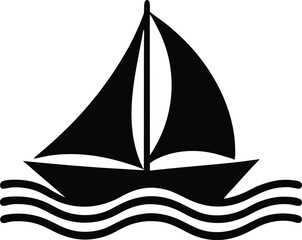 silhouette of a sailing ship