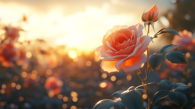 Celebrating Victory A shimmering golden trophy with stars and laurel wreath signifies achievement